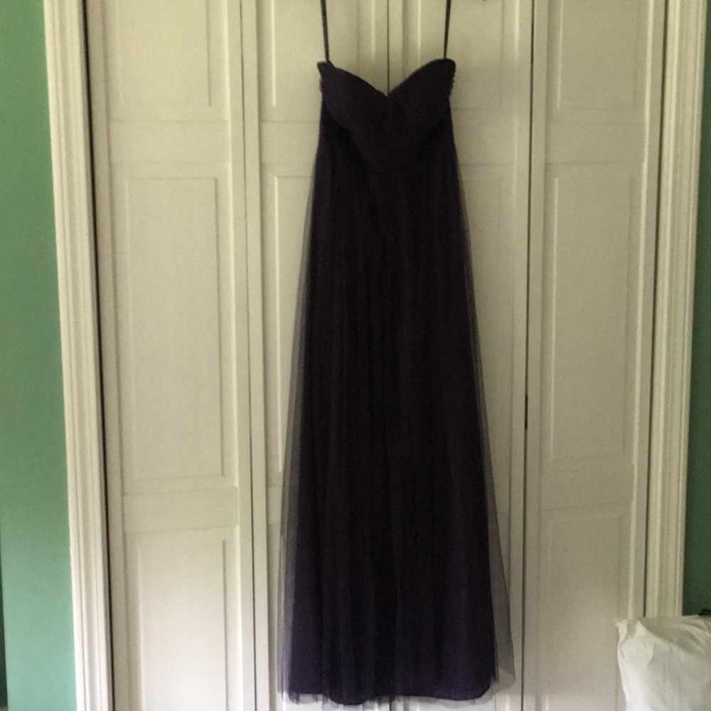 Jenny Yoo, Bridesmaid Dress,  Tulle, Plum